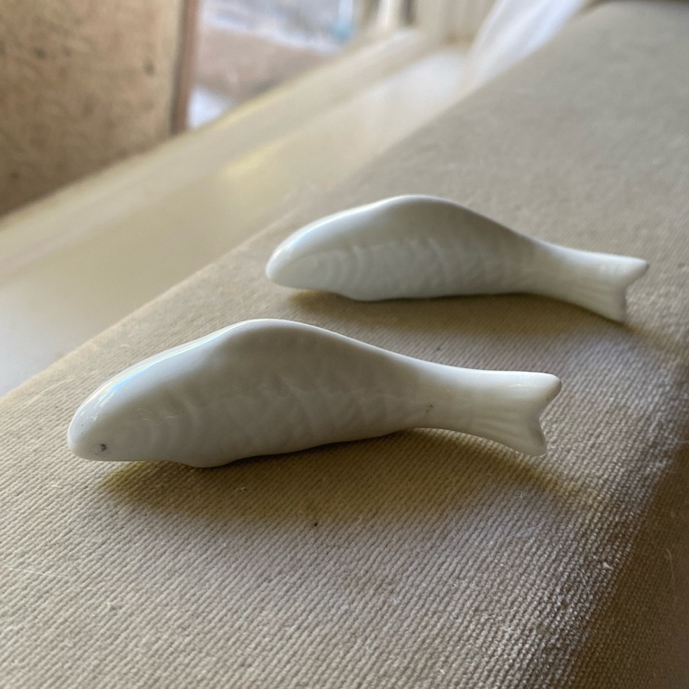 Vintage Japanese ceramic koi fish